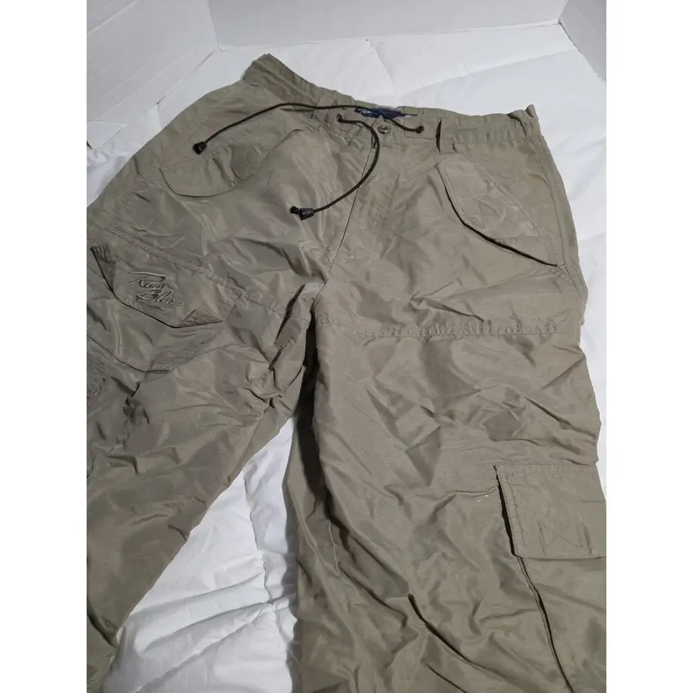 Vtg 90's Raw Blue Dnm 32A Cargo Pants Sand Khaki Y2k Retro Streetwear Roomy